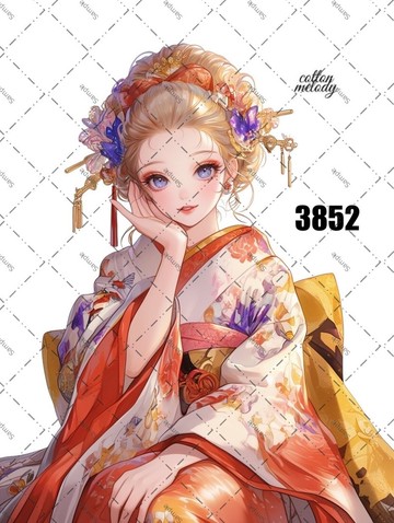 original sticker no.3852 人物貼紙 原創貼紙 原創人物貼紙 裝飾貼紙 cotton melody