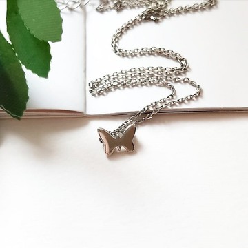 DoriAN幸福精緻迷你小蝴蝶925純銀項鍊附純銀保證卡禮物包裝現貨