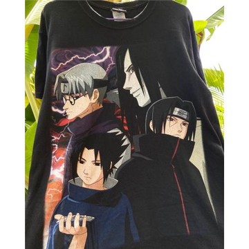 男女純棉圓領潮牌短袖火影漩渦鳴人休閑創意高街百搭T恤小眾夏季