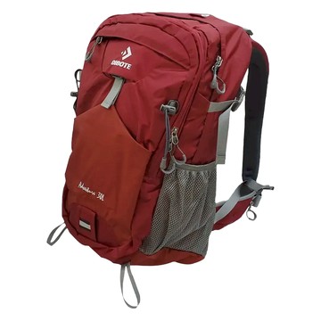 DIBOTE迪伯特 專業登山休閒背包 30L 輕量透氣  酒紅色