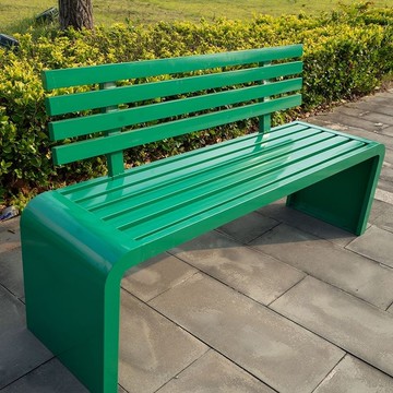 免運 開立發票 快速出貨 戶外公園椅鐵藝長條凳體育場長凳室外庭院長座椅排椅全鐵帶靠背