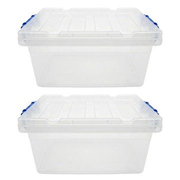 KEYWAY 聯府 全方位收納箱 2L  顏色隨機  226 x 155 x 108mm  2個