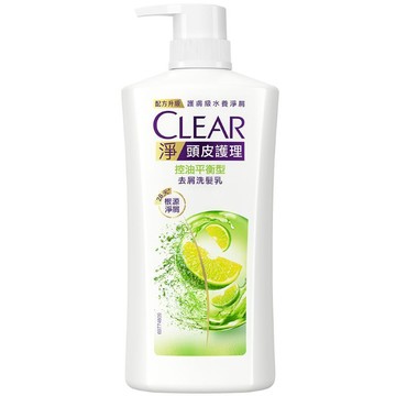 【Clear淨】女士去屑洗髮乳控油平衡型