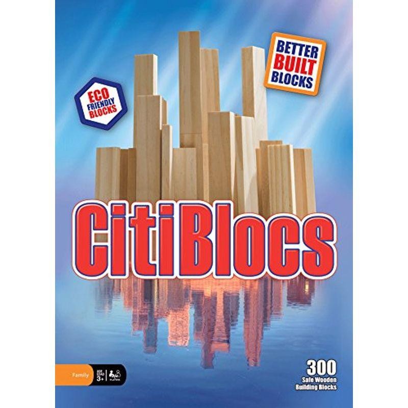 木製ブロック CitiBlocs シティブロックス ナチュラルカラーセット300