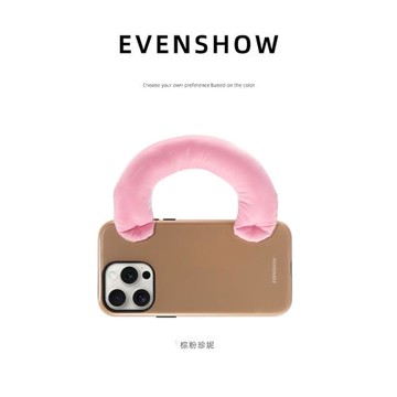 EVENSHOW磁吸magsafe新款菲林手提腕帶手機殼適用于蘋果iPhone16promax15/14/13小眾高級感超好看外殼保護套