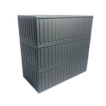 HIMARAYA硬質收納盒-深灰 簡約時尚居家收納  1入