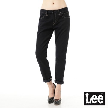 Lee 408 中腰合身窄管牛仔褲 女 黑 101+ 150227898