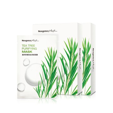 【霓淨思】澳洲茶樹控油淨痘面膜買一送一(共16片)