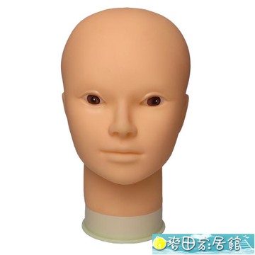 人頭模具 假髮模特頭假人頭支架公仔頭模型具軟質口罩展示化妝頭模美容練習 快速出貨