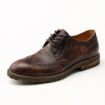 短靴真皮繫帶靴子-復古做舊英倫紳士男靴2色73kk66【獨家進口】【米蘭精品】