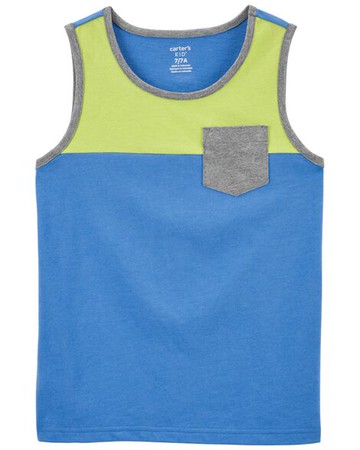 Kid Pocket Jersey Tank