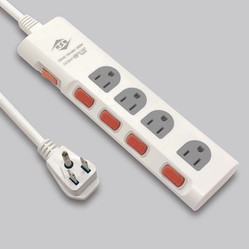 威電  延長線  6尺/9尺 過載斷電 5開6座 電源線組 CK3541