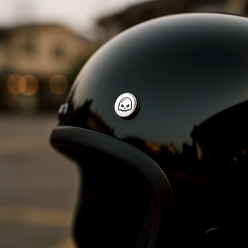 Q版骷髏/安全帽裝飾面釦 SunBrother孫氏兄弟 安全帽面釦 安全帽面扣 面釦 三扣式面釦 面扣 安全帽零件 配件