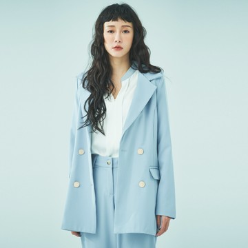 【SALE】HS 石英藍西裝外套 水藍色