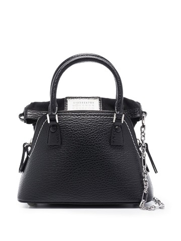 Maison Margiela - micro 5AC Classique top-handle bag - women - Leather - One Size - Black