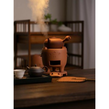 【宗圣茶爐】精品  黃泥小火爐 果木炭燒砂銚壺 茶空間茶室精選