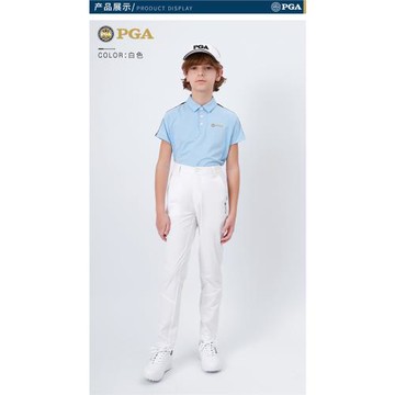 2021PGA兒童高爾夫褲子 男童GOLF球褲青少年運動褲輕薄速干長褲