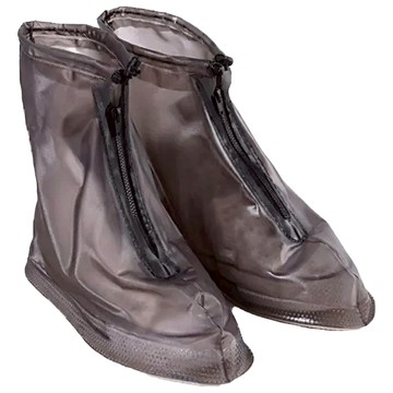 利雨 防雨鞋套 3XL碼 鞋套底長約32.5cm  咖啡色  1雙