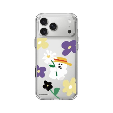 iPhone 17 Pro Max Clear Case（相機按鈕） 透明 - Dinotaeng - 花花 BOBO