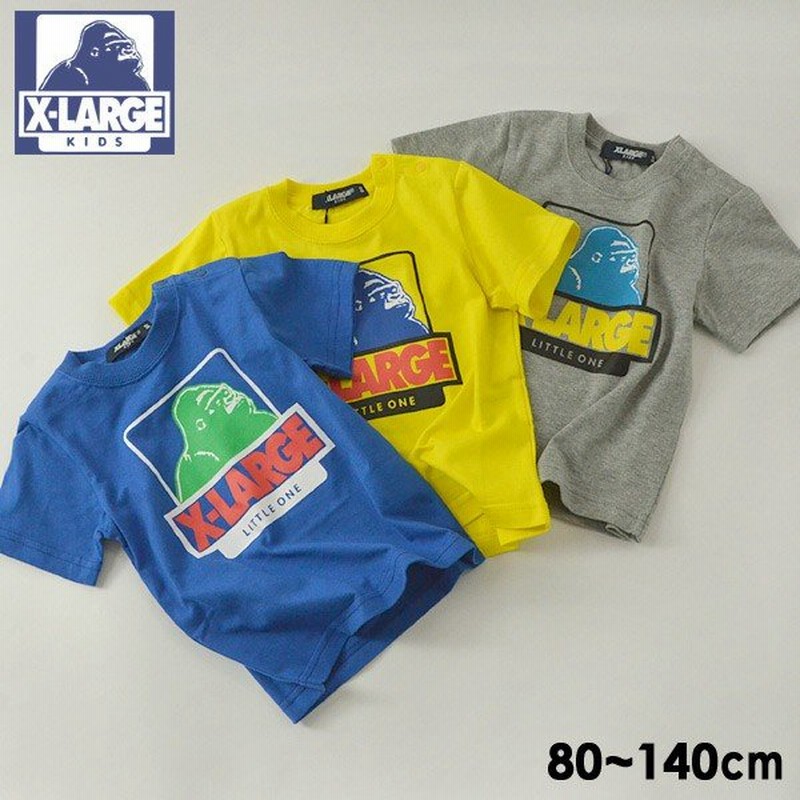 メール便可 エクストララージキッズ 14m ロゴプリントtシャツ キッズ ベビー トップス 半袖 ブランドロゴ プリント ゴリラ 子供服 Xlarge Kids 通販 Lineポイント最大0 5 Get Lineショッピング