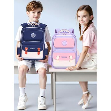 巴布豆新款書包小學生一二三四到六年級男女生輕便護脊減負大容量