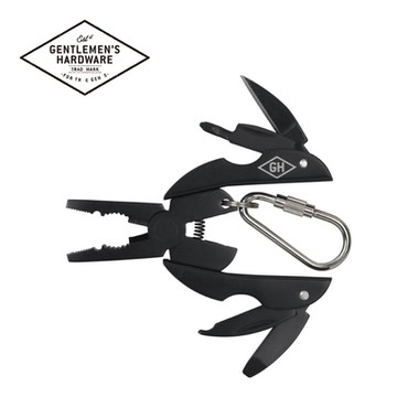 【Gentlemen s Hardware】口袋隨身甲蟲造型刀鉗工具組-極致黑(GEN109)