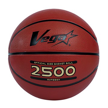 台灣Vega 金標橡膠削邊籃球 OBR-606 6號 女子用球 耐磨橡膠 適合各種室外場地  1個