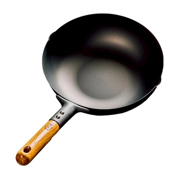 TAKUMI 匠 岩紋炒鍋 鐵炒鍋  28cm  1個