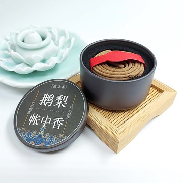 【盤香】鵝梨帳中香 微盤香 1H 沉香 敬神禮佛 靜心 冥想 禪修 幸福香堂