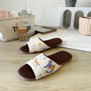 簡約布拖-汪汪派對-粉橘 25