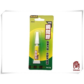 3M多用途瞬間膠膏狀 4004 [天掌五金]【領券滿額再折千7/31止】