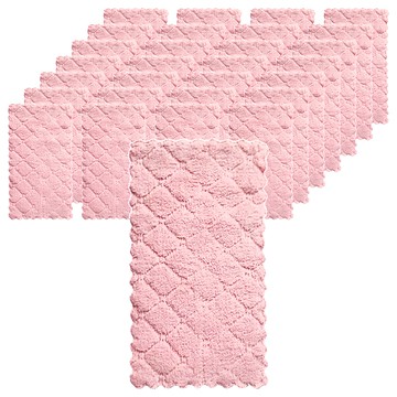 珊瑚絨廚房抹布 50件組  14 x 21cm  1組