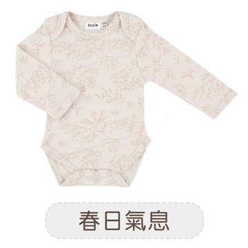 有機棉長袖包屁衣(62-68cm)-春日氣息-trixie