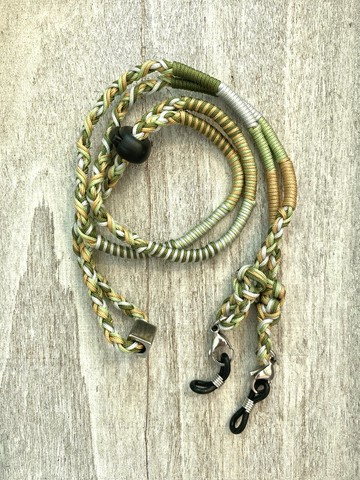 森林綠 眼鏡掛繩 口罩繩 帽子防風繩