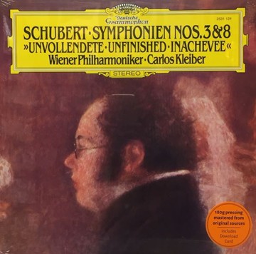 【停看聽音響唱片】【黑膠LP】SCHUBERT：SYMPHONIES NOS.3 & 8