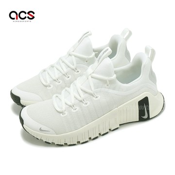 Nike 訓練鞋 Wmns Free Metcon 6 PRM 女鞋 白 黑 襪套 緩衝 穩定 重訓 運動鞋 FZ1695-101