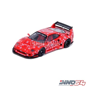 『 單位日貨 』 2023年 INNO64 1/64 LBWK 法拉利 F40 X‘MAS  聖誕節 特別版