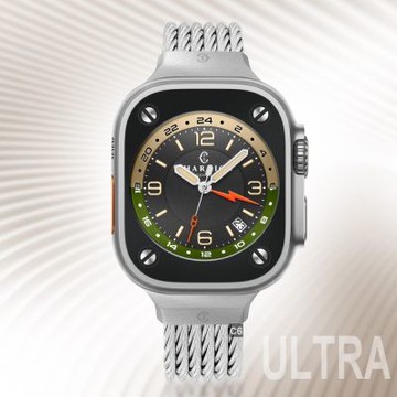 CHARRIOL夏利豪 預Celtic Apple Watch Band-蘋果鋼索錶帶SE ULTRA/ 2適用49㎜ C6(AW.51S.C04)