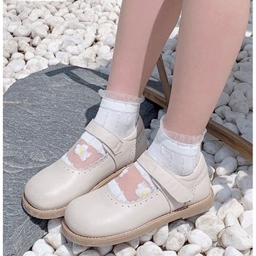 現貨5雙裝優雅公主風碎花短襪1-12歲女童蕾絲短襪 碎花童襪 水果童襪 網眼童襪