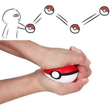 咪咪良品 Pokemon go 寶可夢精靈球 解壓玩具 寵物小精靈  發泡泄壓玩具 寵物玩具 玩具健身球 逗貓狗 壓力球