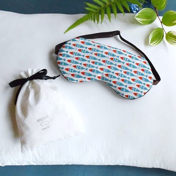 日本眼罩  Fish|Blue|收納袋|免費禮品包裝