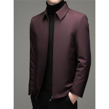 (免運)高端爸爸裝喜公公羽絨結婚禮服