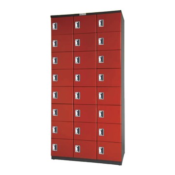 台灣製造【鋼製置物櫃】掛鎖型 24格 鍍鋅鋼板 多色訂製 科技大廠 健身房指定 衣物櫃 內務櫃 鋼製衣櫃