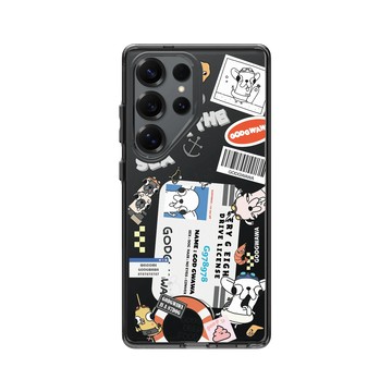 Galaxy S25 Ultra Clear 酷墨灰 - Godgwawa 變種吉娃娃 - 吉速駕照