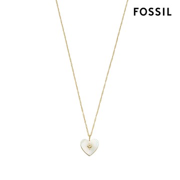 【FOSSIL 官方旗艦館】Sutton 愛之輝煌珍珠母貝項鍊 JF04731710