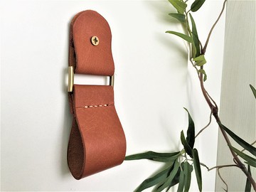 皮革門把 // 抽屜手把 // 簡約毛巾架 //壁掛式掛衣架 //浴室裝飾