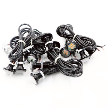 鷹眼23MM 3030-4燈 汽車LED日行燈 高防水 高亮汽車LED鷹眼燈