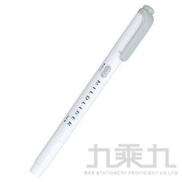 ZEBRA MILDLINER 柔色螢光筆 WKT7-MBG-灰色【九乘九購物網】