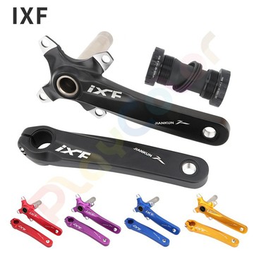 【IFX 鋁合金 中空 曲柄】單盤 腿組 送BB 登山車 一體式 104BCD【IXF】