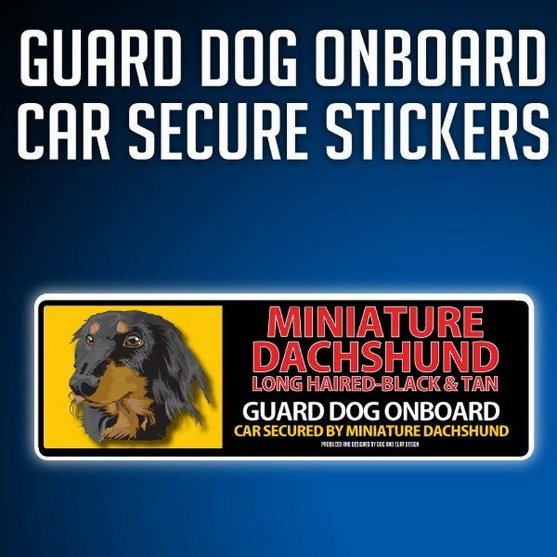 ミニチュアダックス ロングブラックタン リアルフェースイラストステッカー 通販 Lineポイント最大0 5 Get Lineショッピング